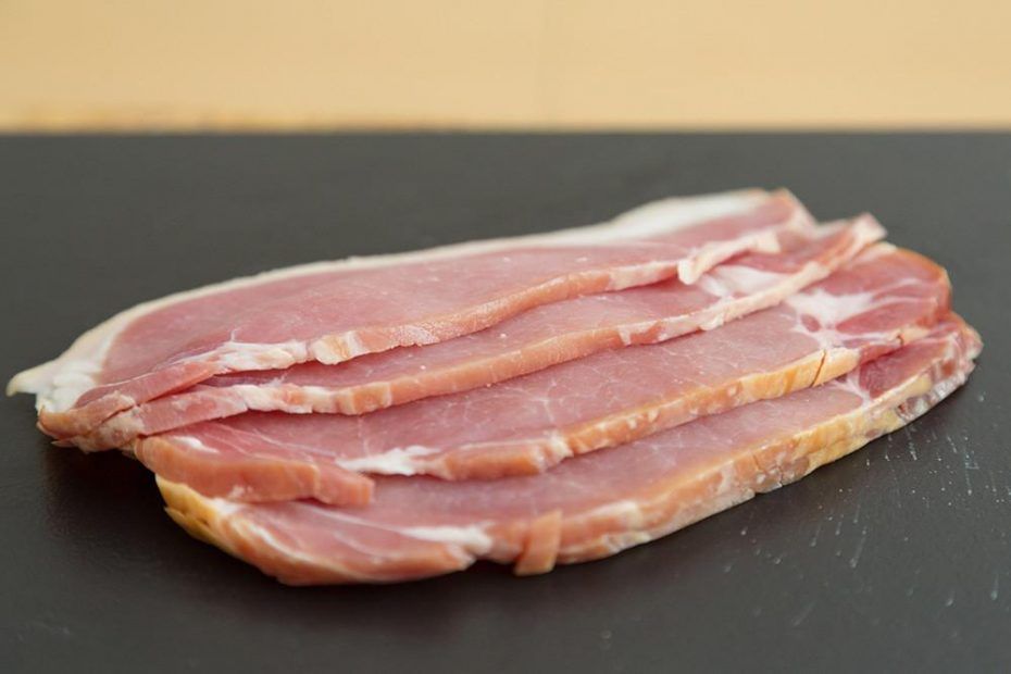 Nitrate Free Dry Cured Bacon Low Salt 350g The Village Butcher